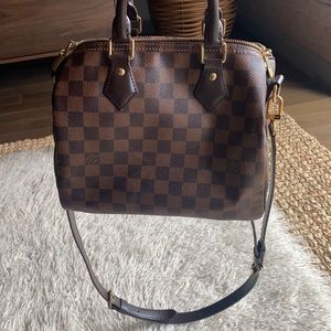 COPY - Louis Vuitton Damier Ebene Bandouliere Speedy 25